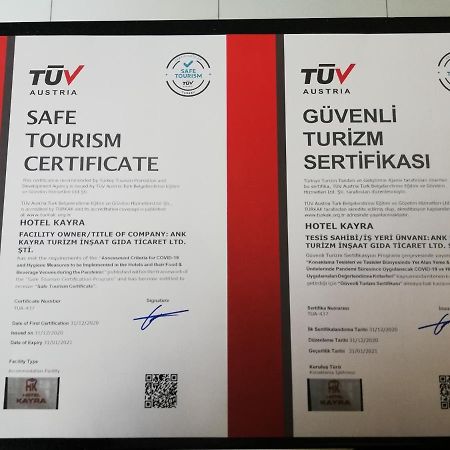 Kayra Hotel Ankara Exteriör bild