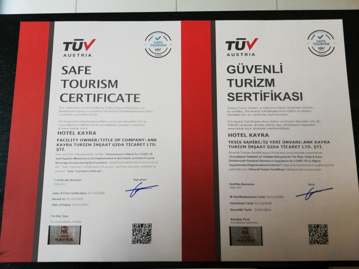Kayra Hotel Ankara Exteriör bild